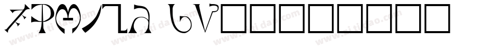FZHTJW GB10字体转换